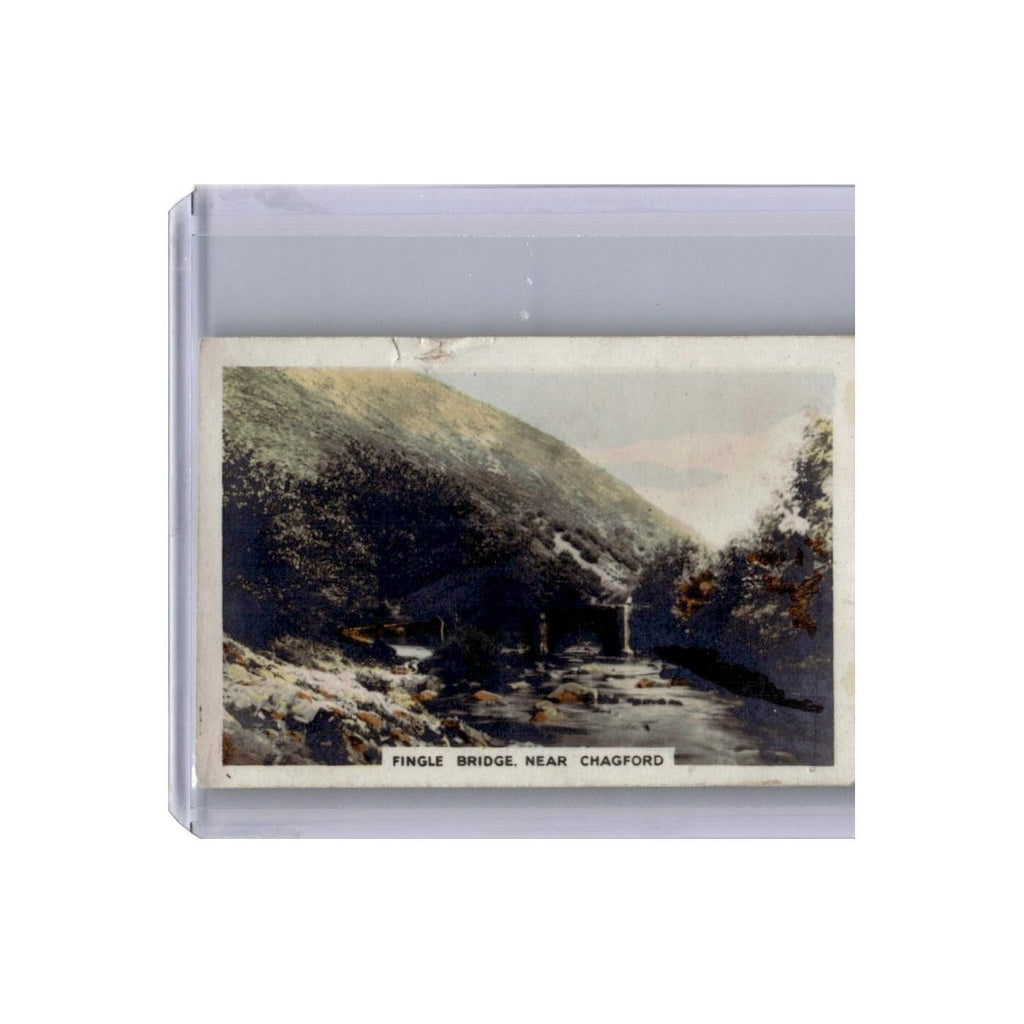 Fingle Bridge 1927 Cavanders Beauty Spots of Great Britain #24.0 VG