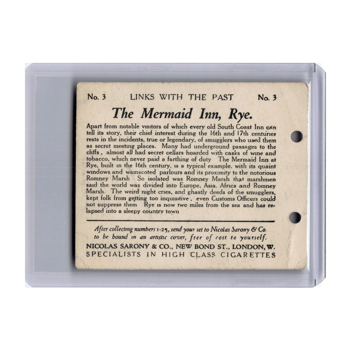 Mermaid Inn 1927 Nicolas Sarony Links With Past #3.0 VG