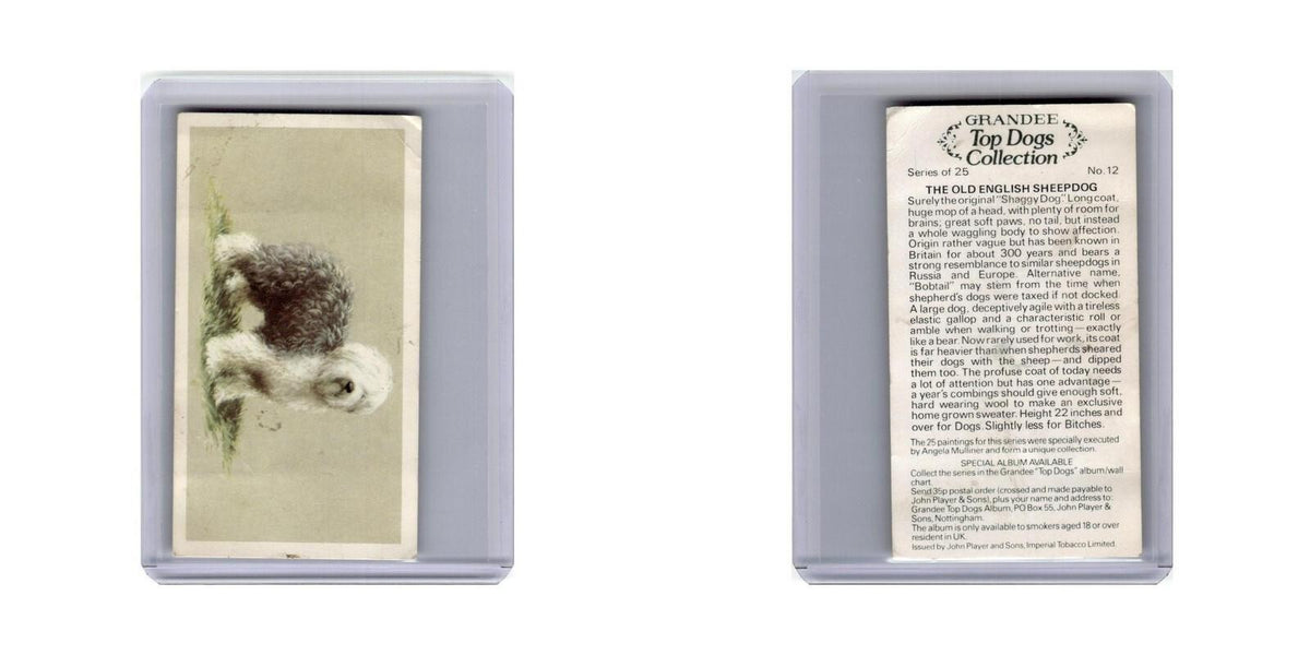 Old English Sheepdog 1979 Grandee Top Dogs Collection #12.0 VG