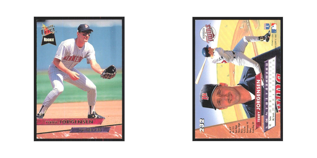 1993 Fleer Ultra Terry Jorgensen RC Twins #232