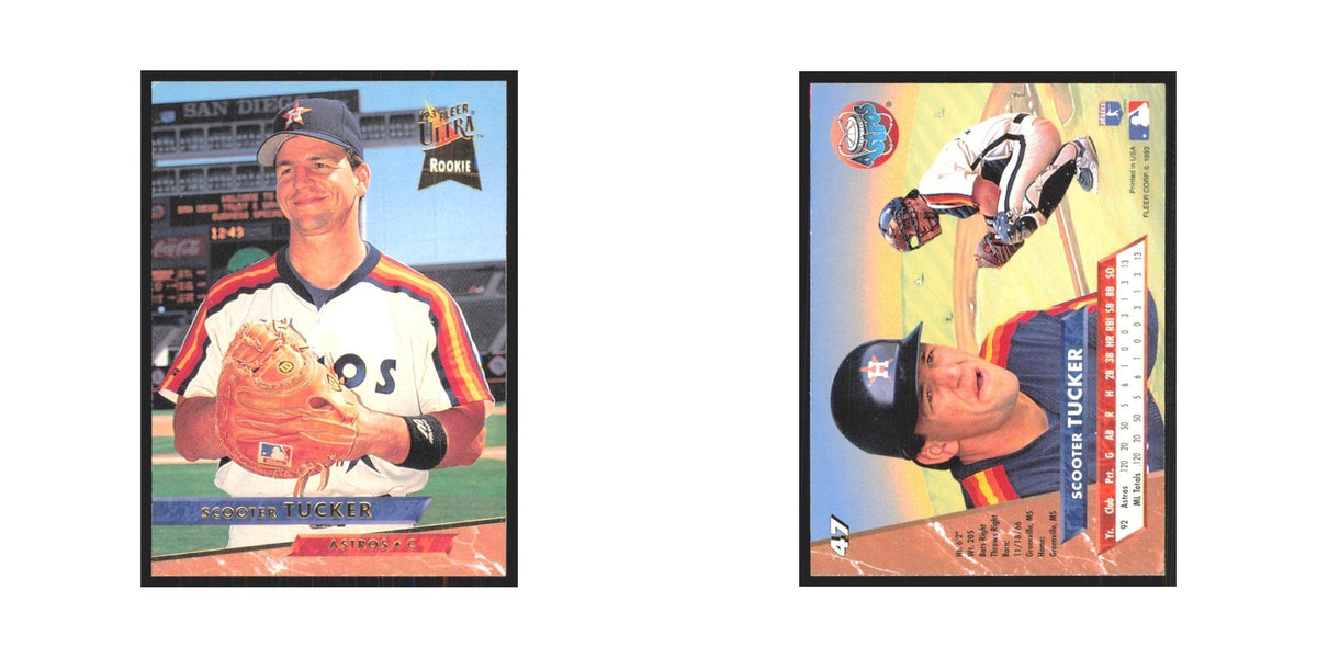 1993 Fleer Ultra Scooter Tucker RC Astros #47