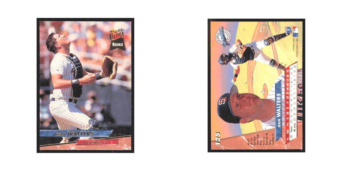 1993 Fleer Ultra Dan Walters RC Padres #125