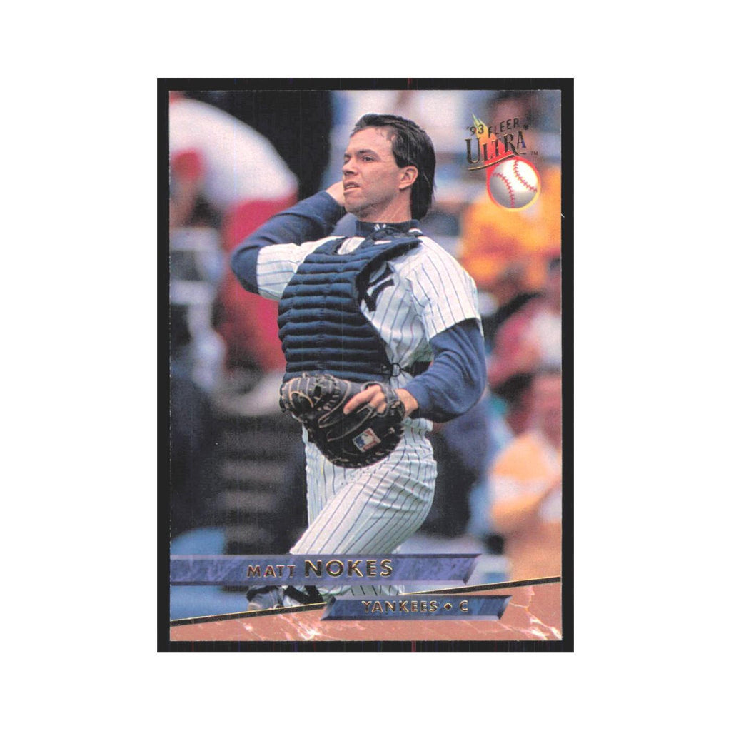 1993 Fleer Ultra Matt Nokes Yankees #247
