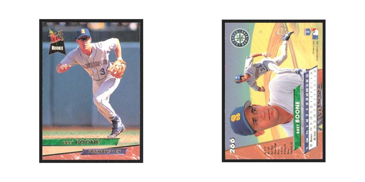 1993 Fleer Ultra Bret Boone RC Mariners #266