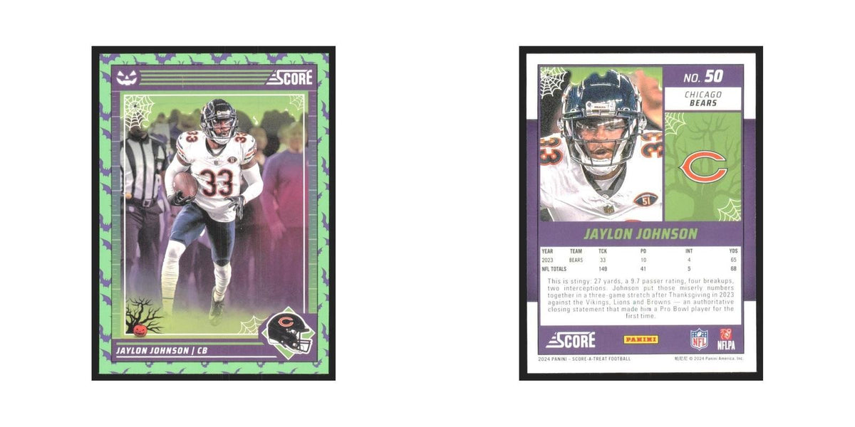 2024 Score-A-Treat Jaylon Johnson Bears #50