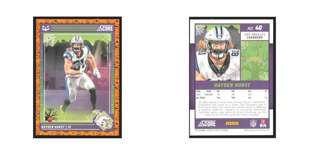 2024 Score-A-Treat Hayden Hurst Chargers #40