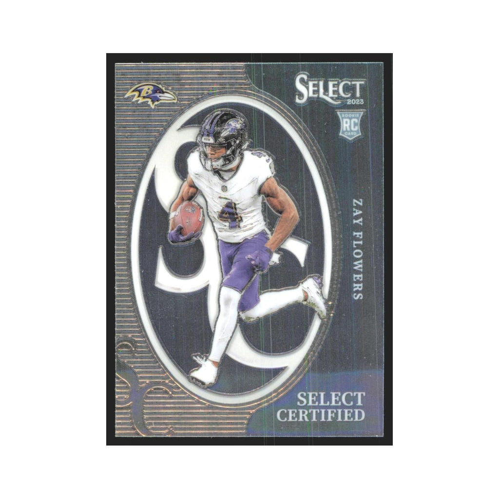 2023 Panini Select Zay Flowers RC Ravens #CRO-ZFL