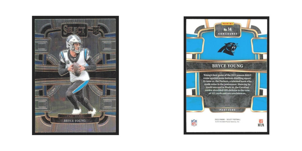 2023 Panini Select Bryce Young RC Panthers #14