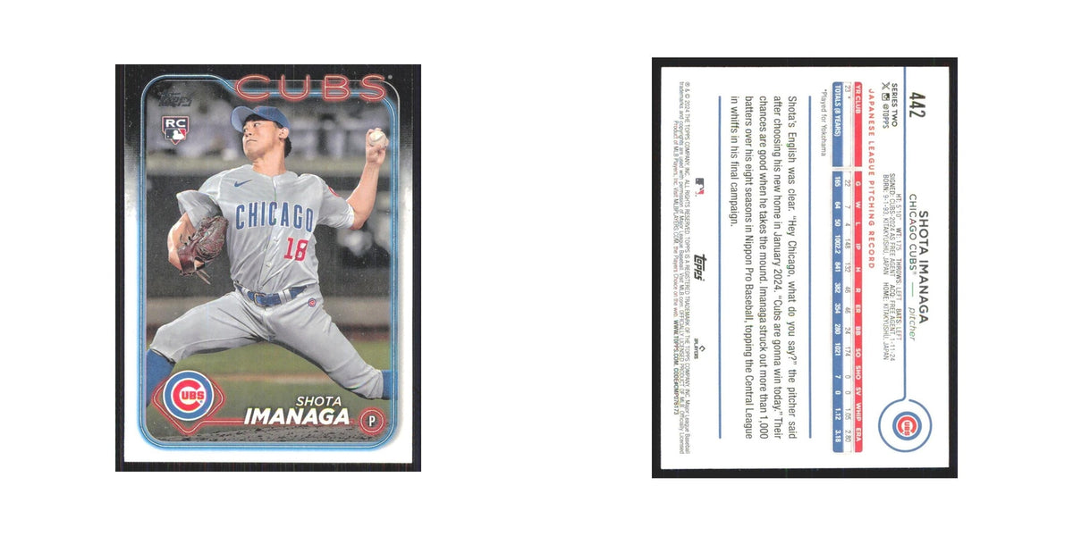 2024 Topps Shota Imanaga RC Cubs #442