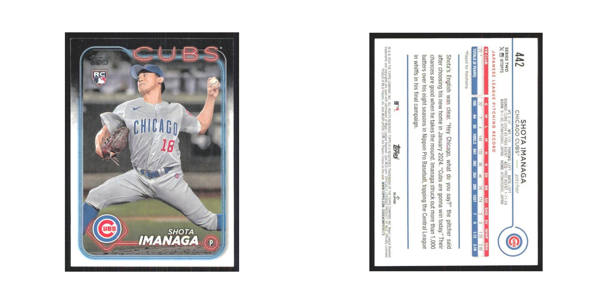 2024 Topps Shota Imanaga RC Cubs #442