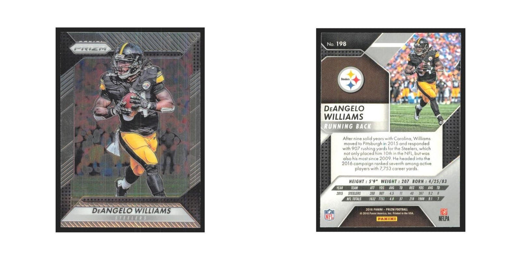 2016 Panini Prizm DeAngelo Williams Steelers #198