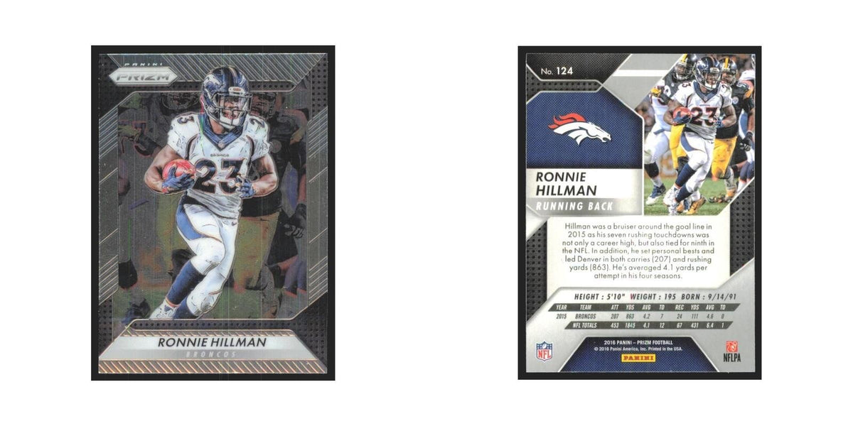 2016 Panini Prizm Ronnie Hillman Broncos #124