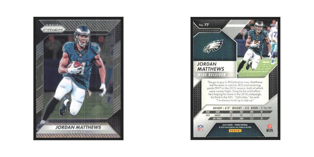2016 Panini Prizm Jordan Matthews Eagles #77