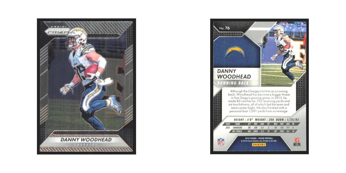 2016 Panini Prizm Danny Woodhead San Diego Chargers #76