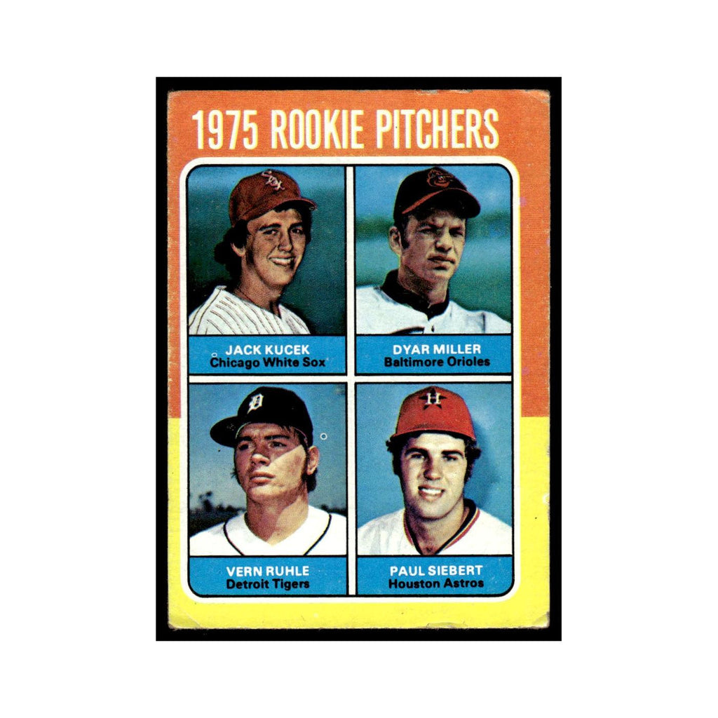 Jack Kucek Dyar Miller Vern Ruhle Paul Siebert Rookie 1975 #614 Poor