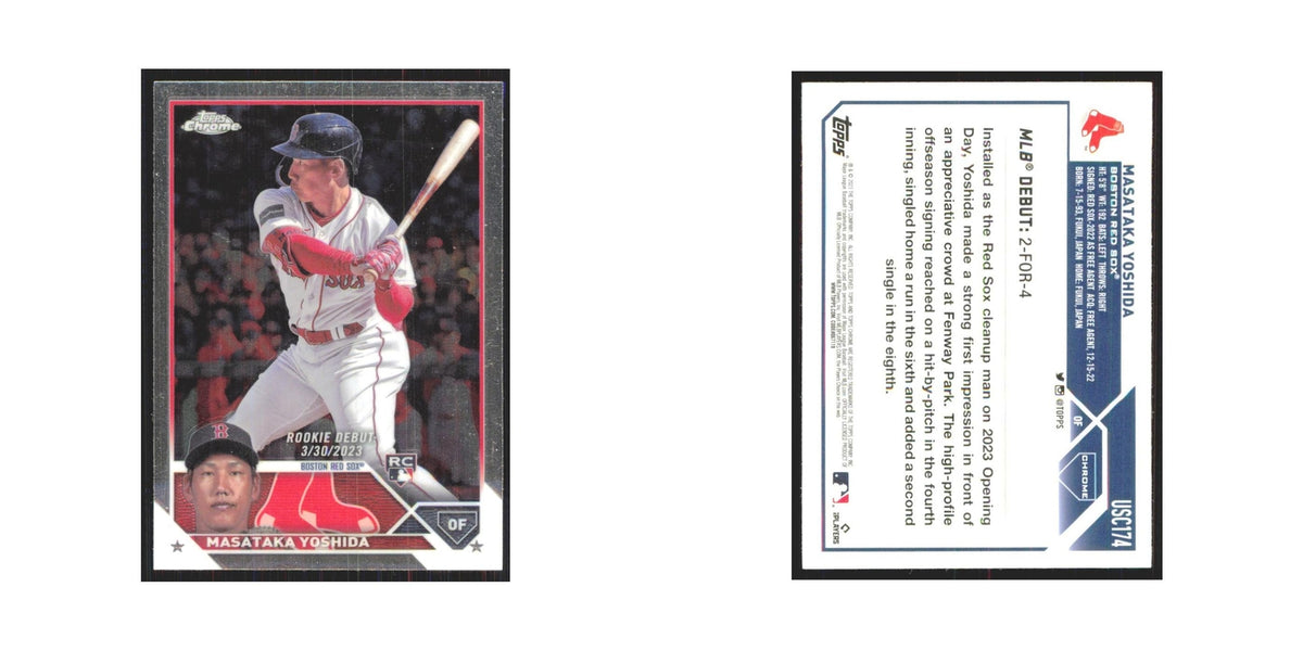 2023 Topps Chrome Masataka Yoshida RC Red Sox #USC174