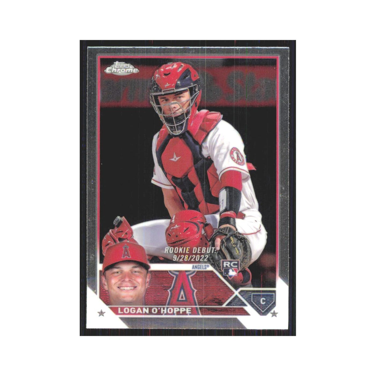 2023 Topps Chrome Logan O'Hoppe RC Angels #USC62
