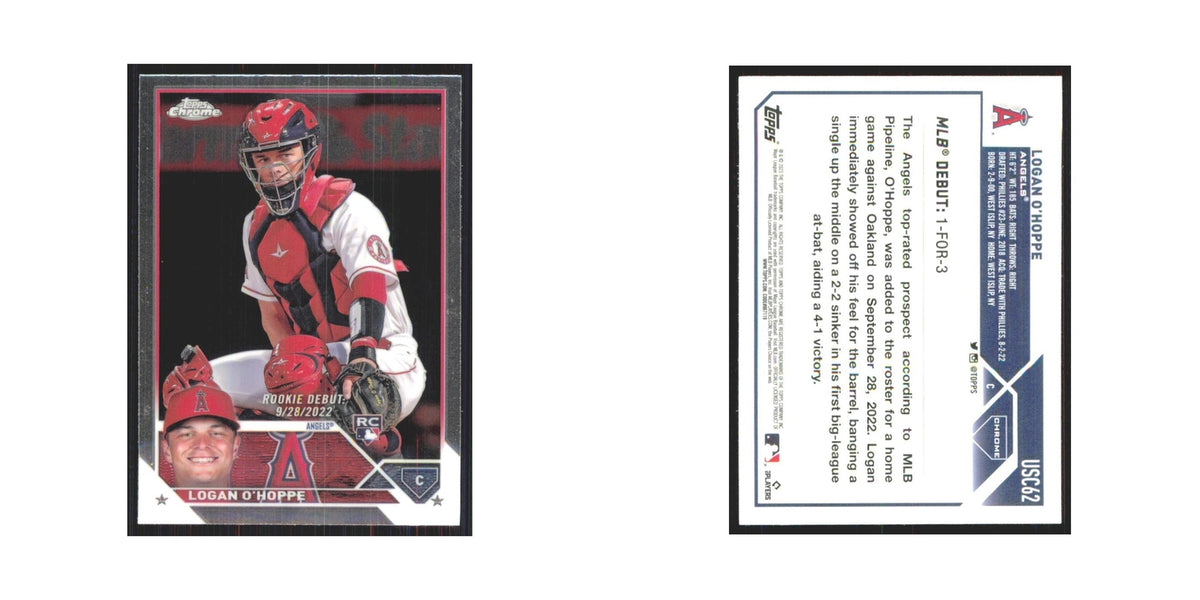 2023 Topps Chrome Logan O'Hoppe RC Angels #USC62