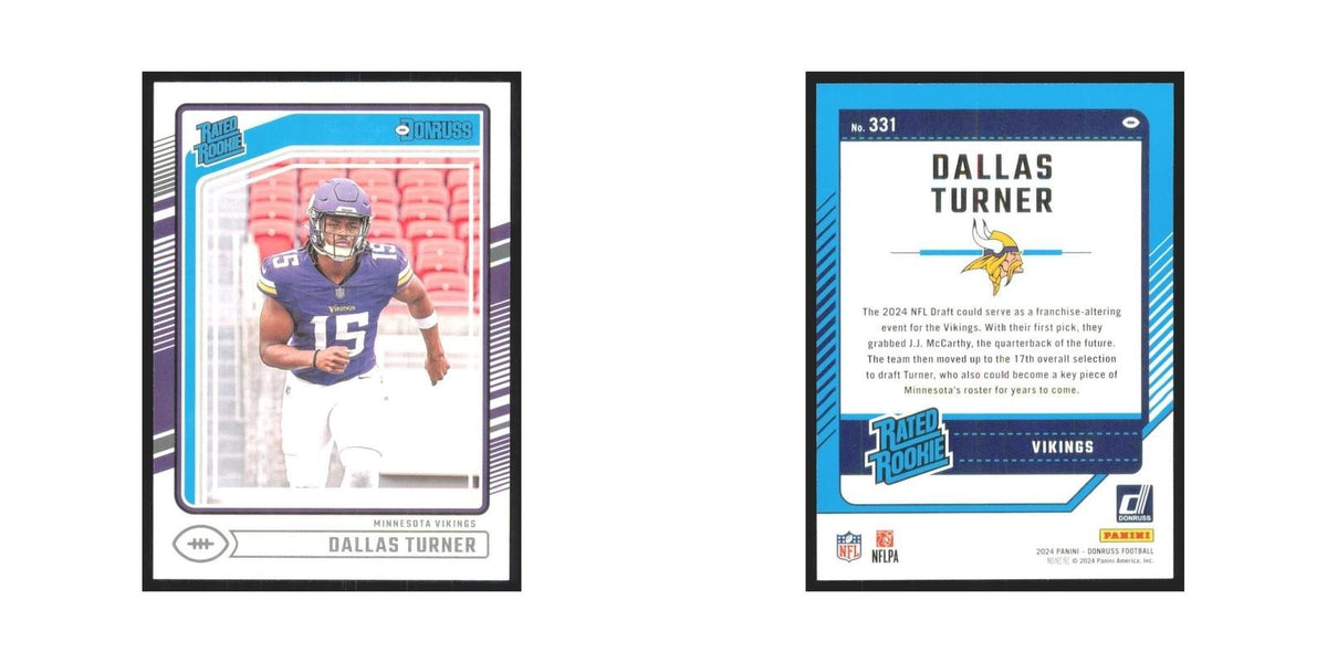 2024 Donruss Dallas Turner RC Vikings #331