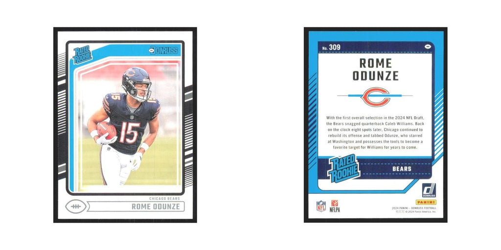 2024 Donruss Rome Odunze RC Bears #309