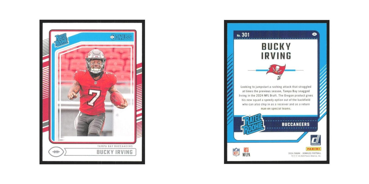 2024 Donruss Bucky Irving RC Buccaneers #301