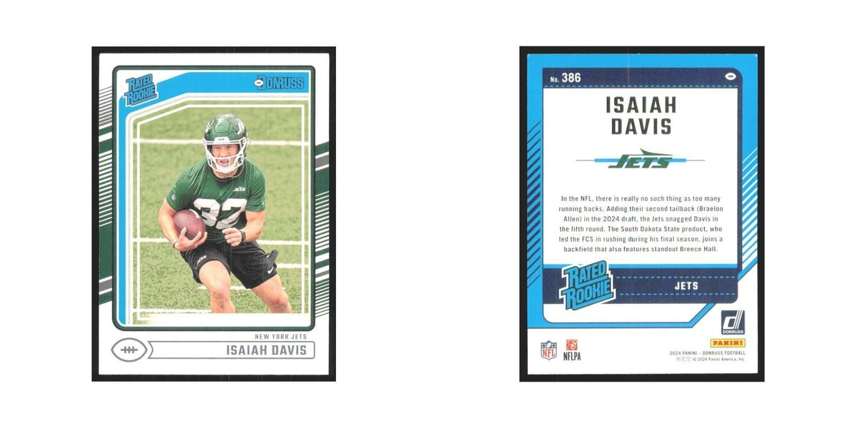 2024 Donruss Isaiah Davis RC Jets #386