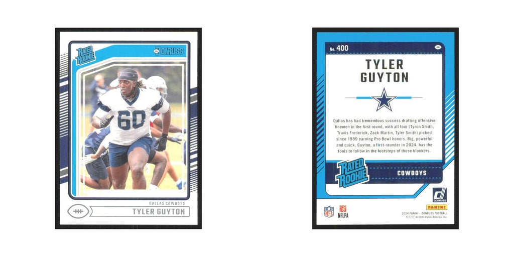 2024 Donruss Tyler Guyton RC Cowboys #400