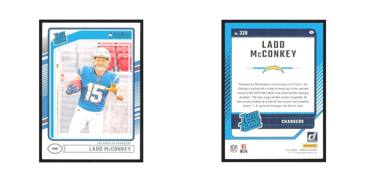 2024 Donruss Ladd McConkey RC Chargers #328