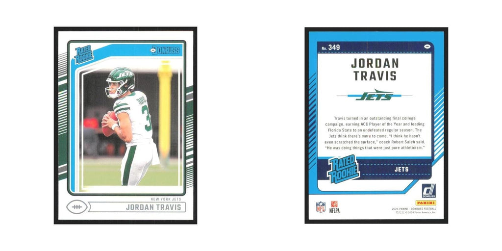 2024 Donruss Jordan Travis RC Jets #349