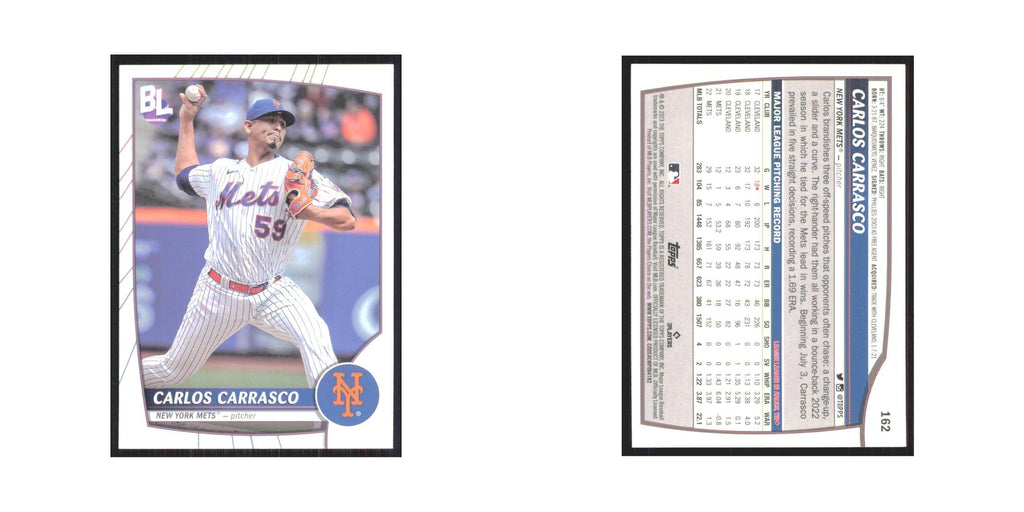 2023 Topps Big League Carlos Carrasco Mets #162