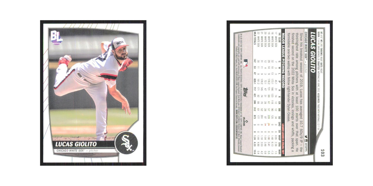 2023 Topps Big League Lucas Giolito White Sox #103
