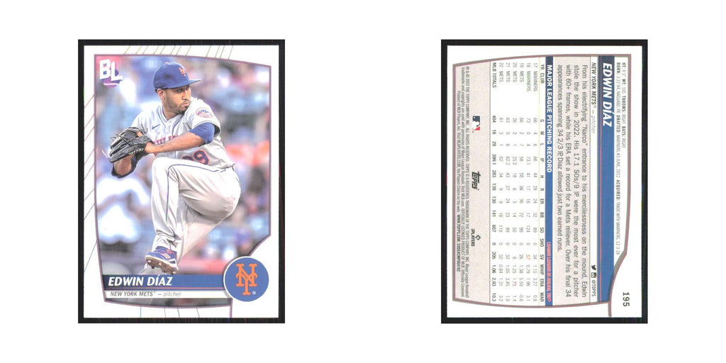 2023 Topps Big League Edwin Díaz Mets #195