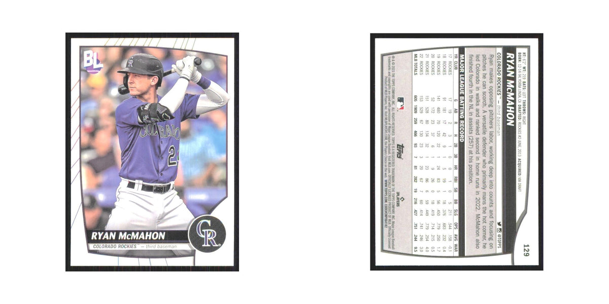 2023 Topps Big League Ryan McMahon Rockies #129