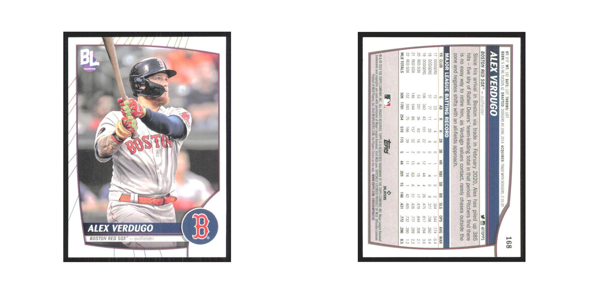 2023 Topps Big League Alex Verdugo Red Sox #168