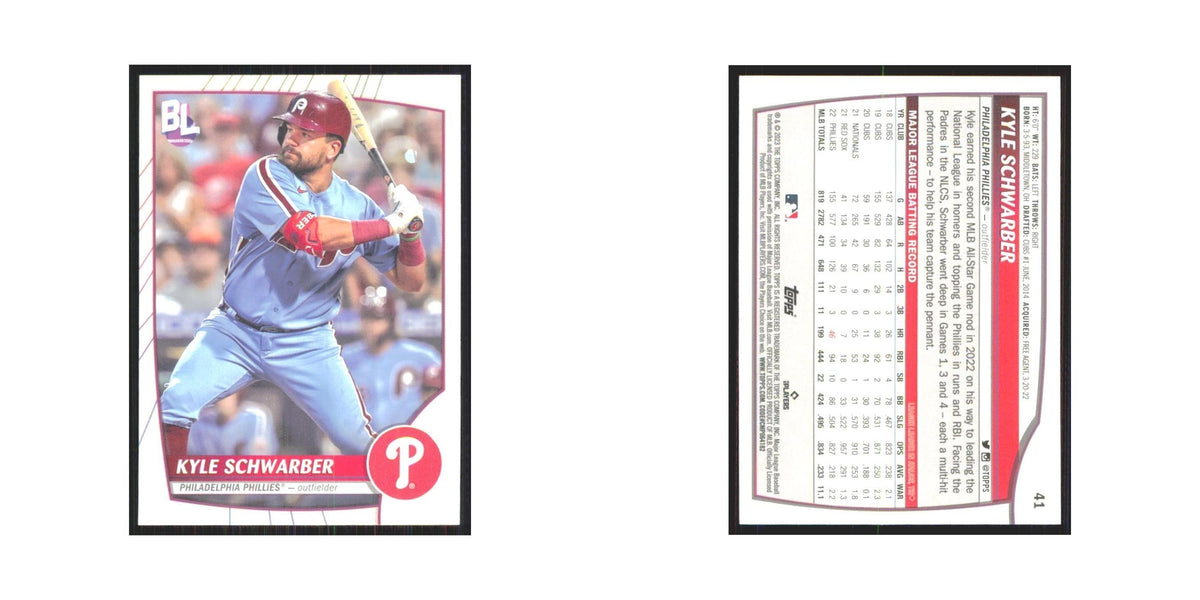 2023 Topps Big League Kyle Schwarber Phillies #41