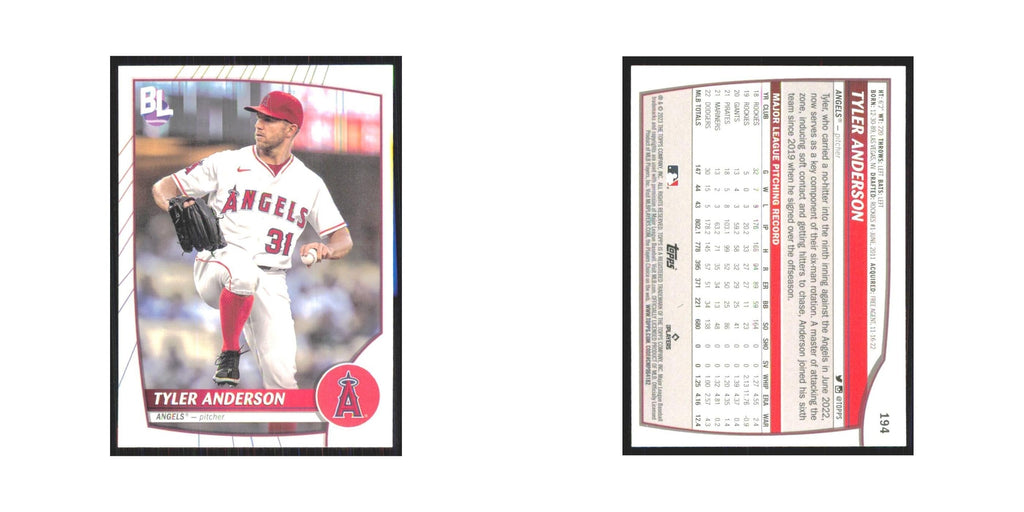 2023 Topps Big League Tyler Anderson Angels #194