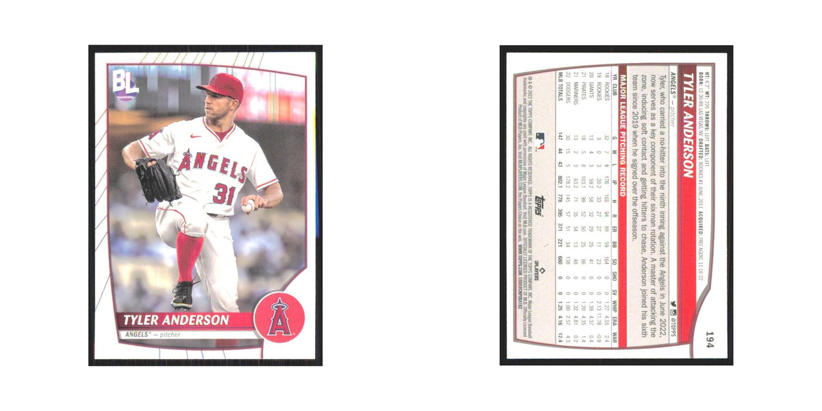 2023 Topps Big League Tyler Anderson Angels #194