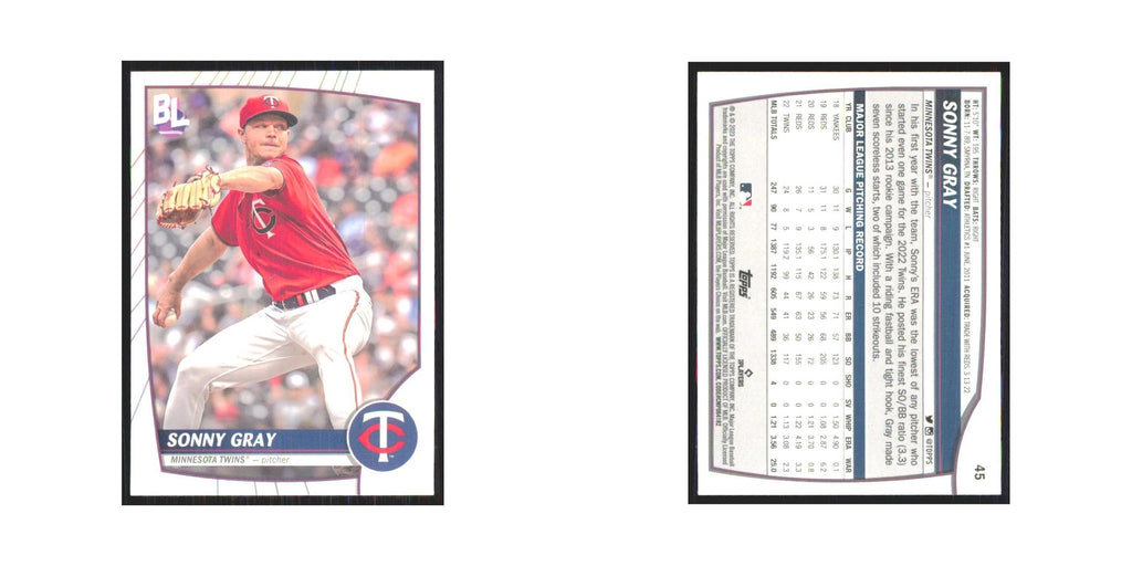 2023 Topps Big League Sonny Gray Twins #45