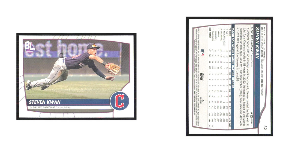 2023 Topps Big League Steven Kwan Guardians #32