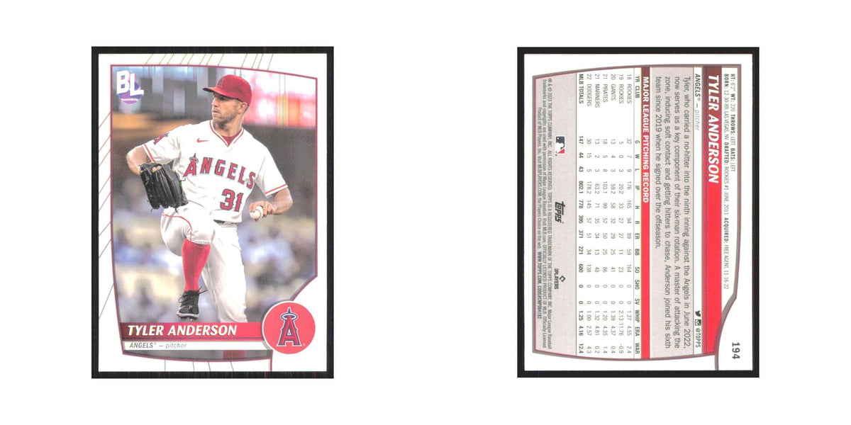 2023 Topps Big League Tyler Anderson Angels #194