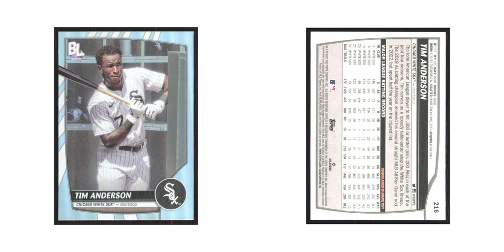 2023 Topps Big League Tim Anderson White Sox #216