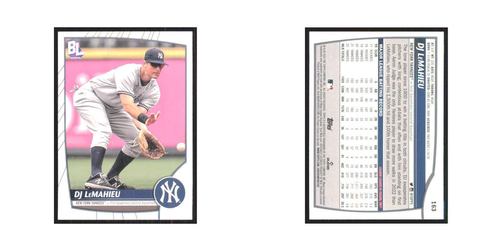 2023 Topps Big League DJ LeMahieu Yankees #163