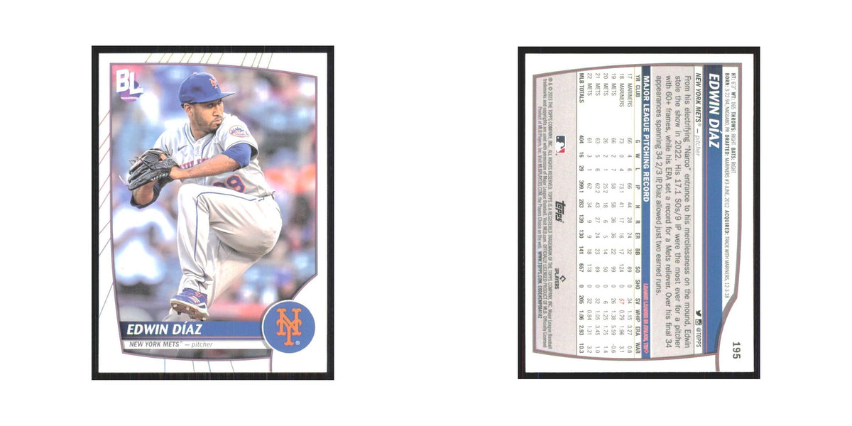 2023 Topps Big League Edwin Díaz Mets #195
