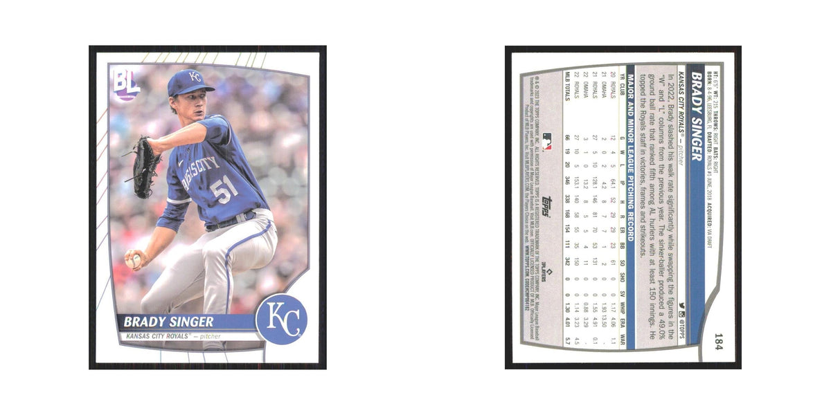 2023 Topps Big League Brady Singer Royals #184
