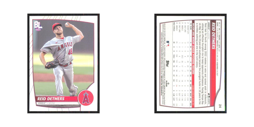 2023 Topps Big League Reid Detmers Angels #24