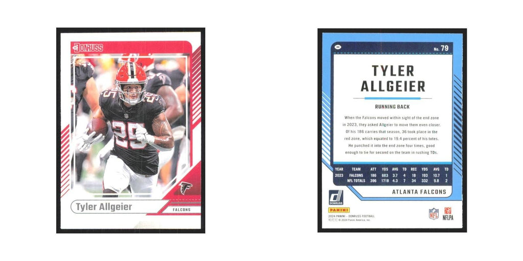 2024 Donruss Tyler Allgeier Falcons #79