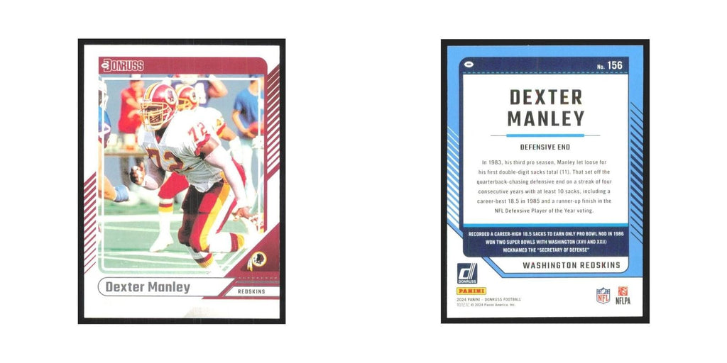 2024 Donruss Dexter Manley Redskins #156