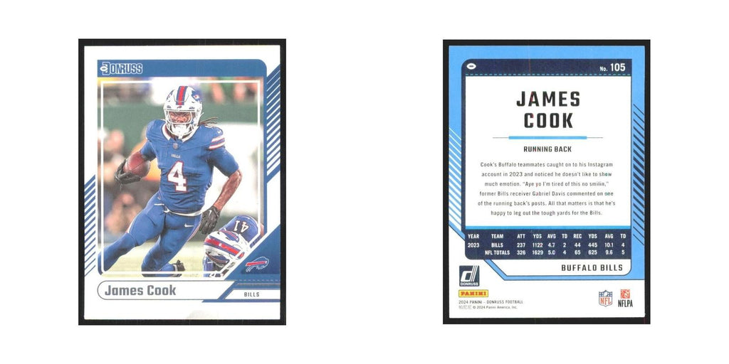 2024 Donruss James Cook Bills #105