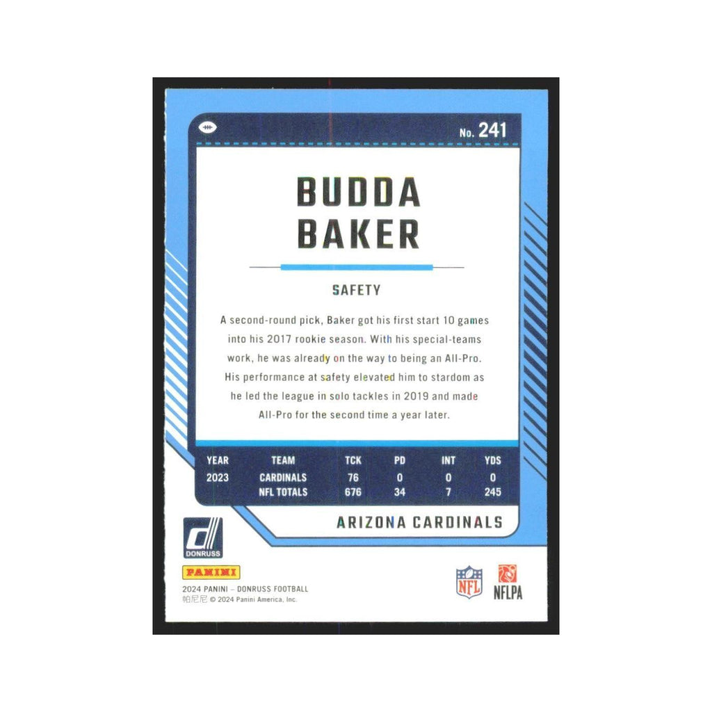 2024 Donruss Budda Baker Cardinals #241