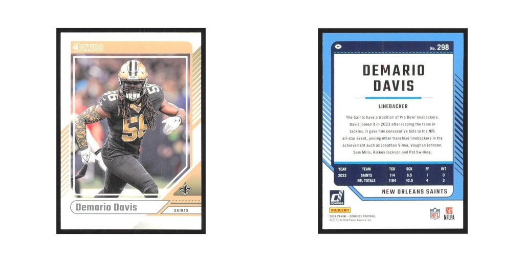 2024 Donruss Demario Davis Saints #298